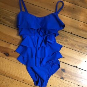 Ruffled Bathing Suit